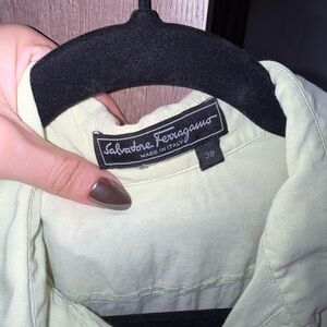 Salvatore Ferragamo Women's Light Green blouse